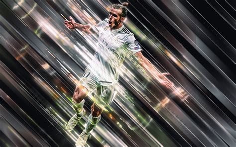 Gareth frank bale is a welsh professional footballer who plays as a winger for spanish club real madrid and the wales national team. Download wallpapers Gareth Bale, creative art, blades ...