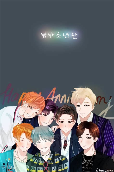 Bts Cute Anime Wallpapers Top Free Bts Cute Anime Backgrounds
