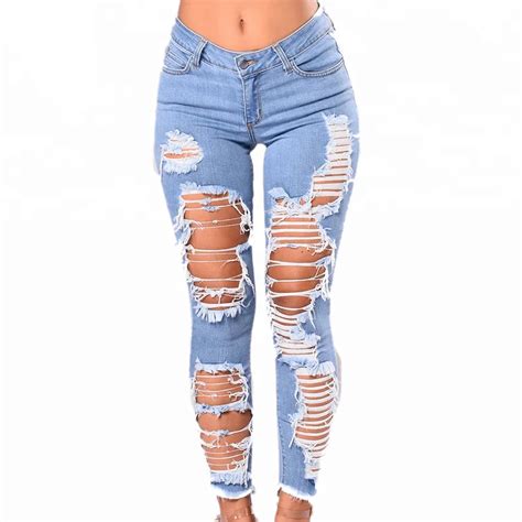 high quality fashion woman ripped jeans rip jeans pants for woman buy ripped jeans rip jeans