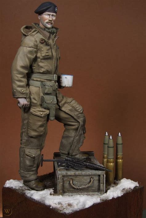 Foxwood Figures 120mm Ww2 British And Allied Tanker Eto 194445 Military