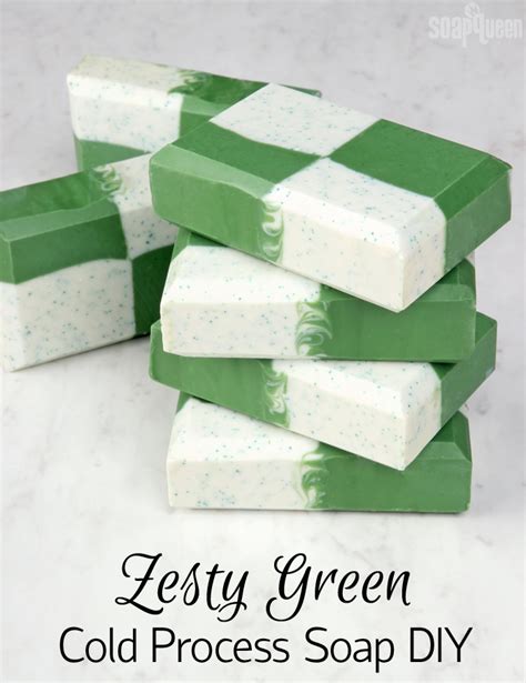 Making Scentz Aka Homemade Bath Products Zesty Green Cold Process Soap Tutorial