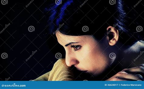 Sad Woman Crying Desperate Stock Video Footage Video Of Cruelty 36624017