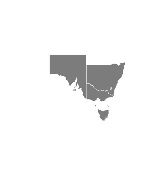 Australia printable, blank maps, outline maps • royalty free. Free Blank Australia Map in SVG - Resources | Simplemaps.com