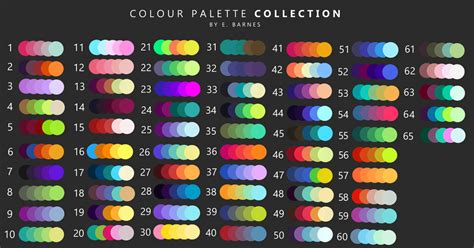 Иллюстрация Популярная Medibang Color Palette Challenge Palette