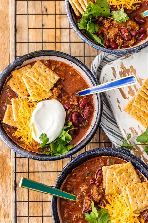 Easy Chili Recipe 6 Ingredients The Cookie Rookie Video