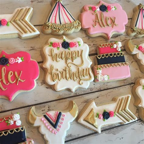 Boho Chic Birthday Cookies Hayley Cakes And Cookies Hayley Cakes And