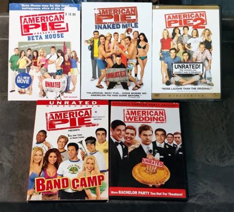 American Pie Dvd Lot Wedding Band Camp Naked Mile Beta House