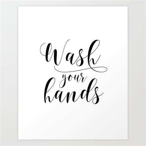 When your talents, skills and hobbies are on display as a natural part of your decor, you feel more. Bathroom Printable, Wash Your Hands, home decor, Bathroom ...