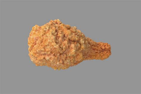 Fried Chicken D Model Cgtrader