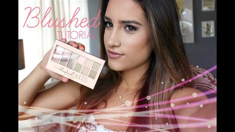 The Blushed Nudes Tutorial Mini Review Powerhousebeauty Youtube