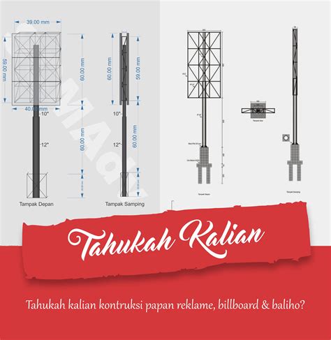 Kontruksi Papan Reklame, Billboard & Baliho - SCM ADVERTISING JOGJA