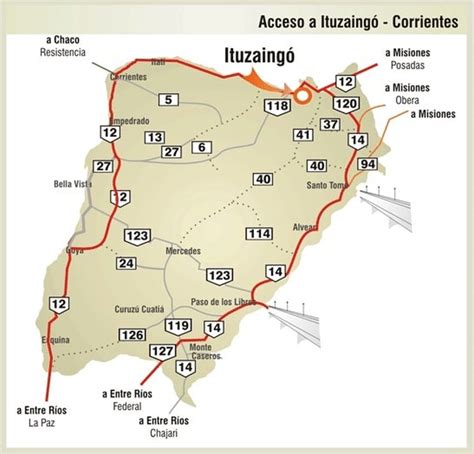 Como Llegar A Ituzaingó Corrientes Region Litoral
