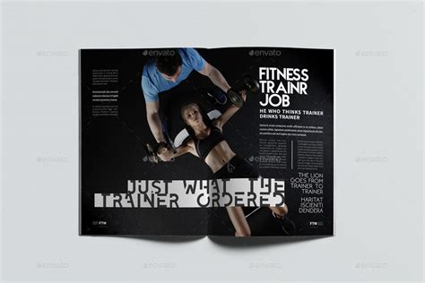 Fitness Magazine #Fitness, #Magazine | Fitness magazine, Magazine layout design, Magazine layout