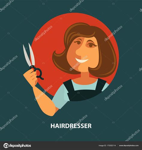 Hair Beauty Woman Hairdresser Salon Poster Professional Hair Dyeing