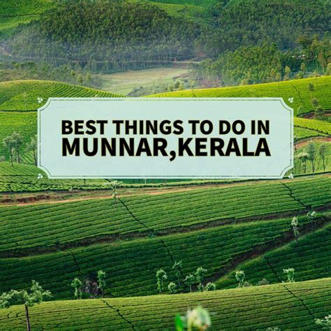 Best Things To Do In Munnar Kerala The Ultimate Travel Guide Fernwehrahee