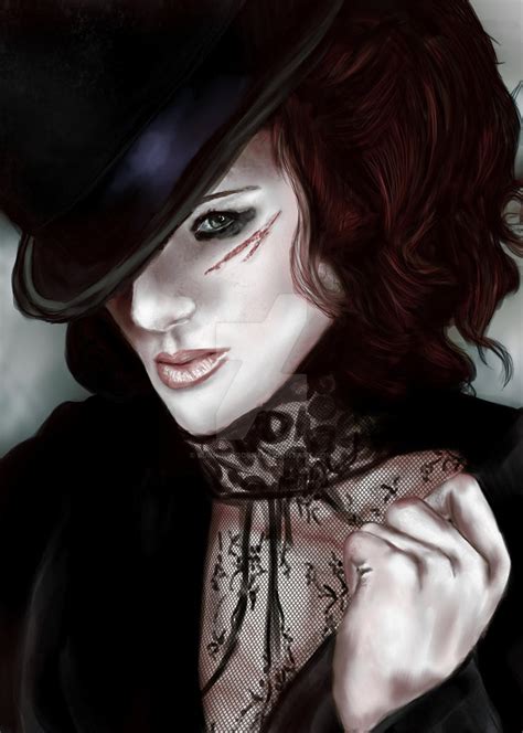 Vampire Portrait By Burning Odium On Deviantart