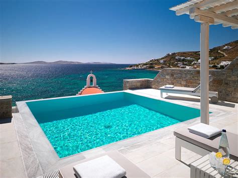 luxury private pool suite mykonos mykonos grand hotel and resort