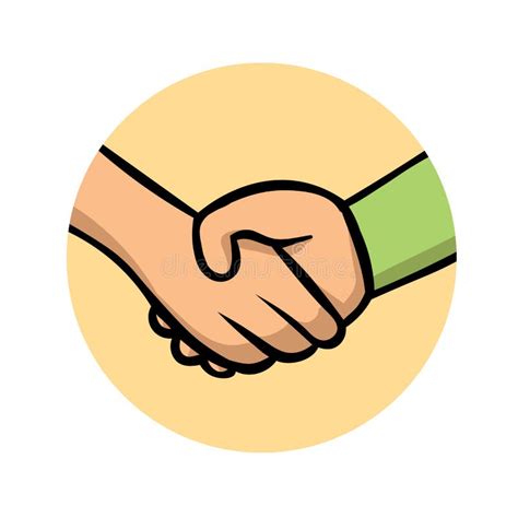 Cartoon Handshake Stock Illustrations 9410 Cartoon Handshake Stock