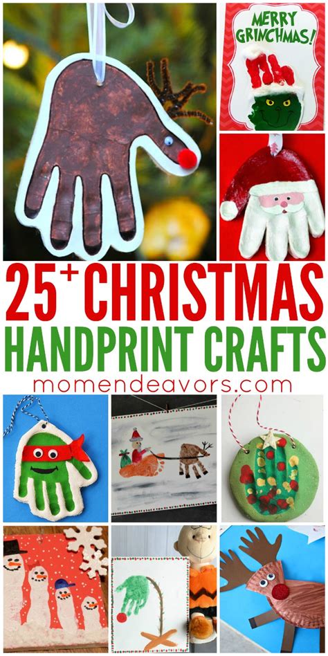 25 Handprint Christmas Crafts Mom Endeavors