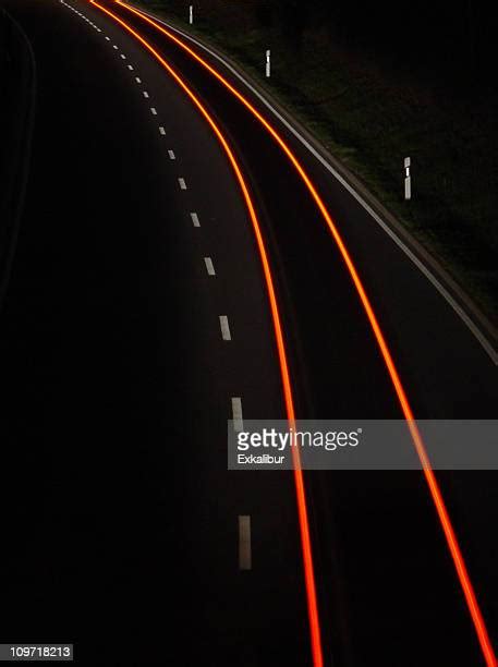 Car Tail Lights At Night Photos And Premium High Res Pictures Getty