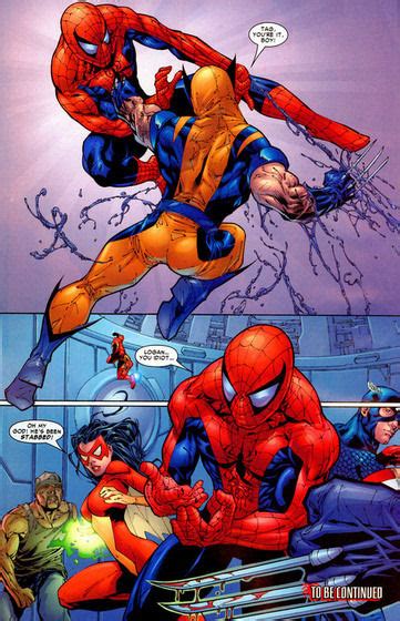 Back In Black Spider Man Vs Wolverine Battles Comic Vine