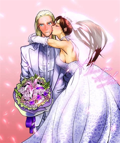 The Weeding Andy Bogard Mai Shiranui Fatal Fury The King Of Fighters Series Artwork By