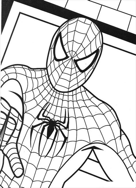 Dibujos Animados Para Colorear Spiderman Para Colorear