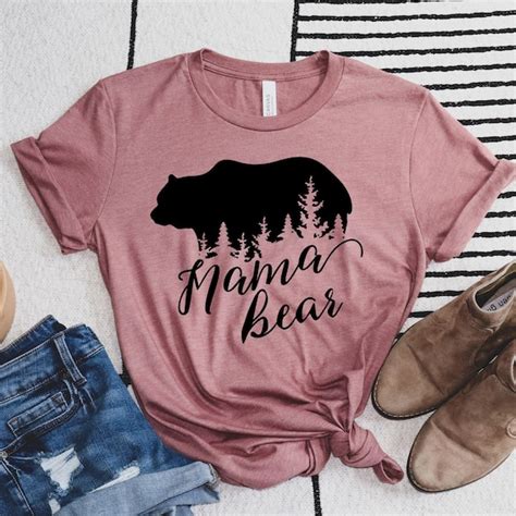 Mama Bear Shirt Etsy