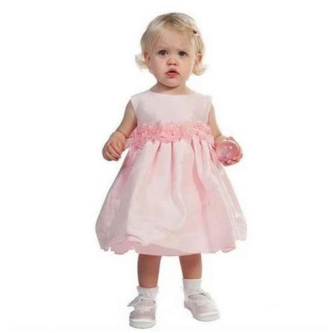 Netsatin Pink Baby Flower Girl Dress At Rs 5000piece In Faridabad