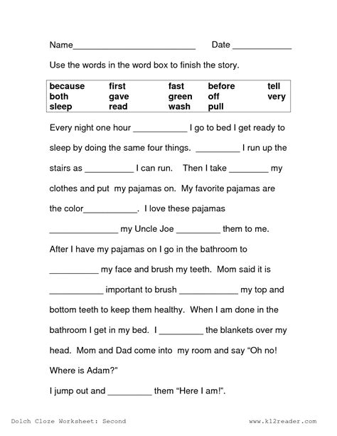 2nd Grade Reading Comprehension Worksheets Pdf Math — Db