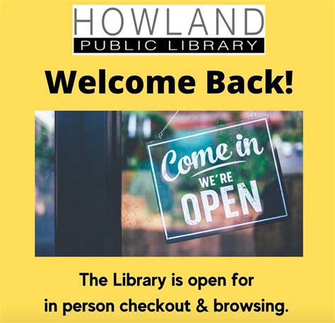 Beacons Howland Public Library Opens To Limited Public Visits Inside — A Little Beacon Blog