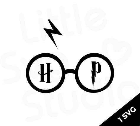 Harry Potter Glasses SVG Harry Potter Clipart | Etsy