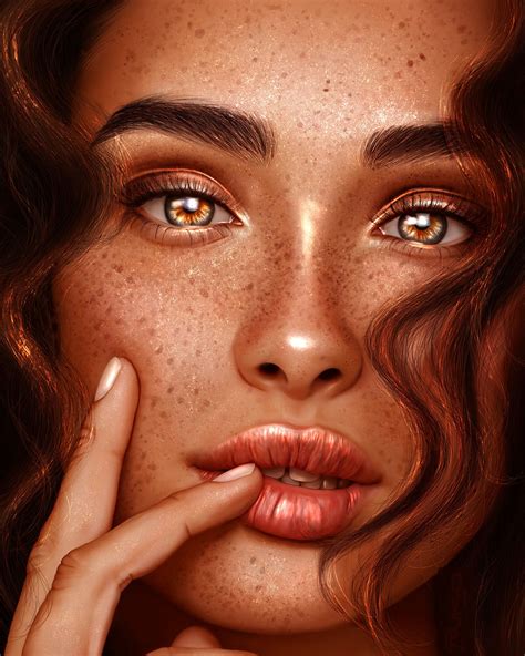 Artstation Freckles Hanna R Freckles Beautiful Artwork Beautiful Art