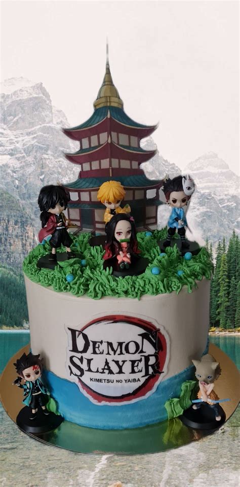 Layer Cake Démon Slayer Kinder Bueno In 2022 Demon Cute Anime Guys