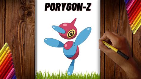 How To Draw Porygon Z Pokemon Drawing Animals Youtube