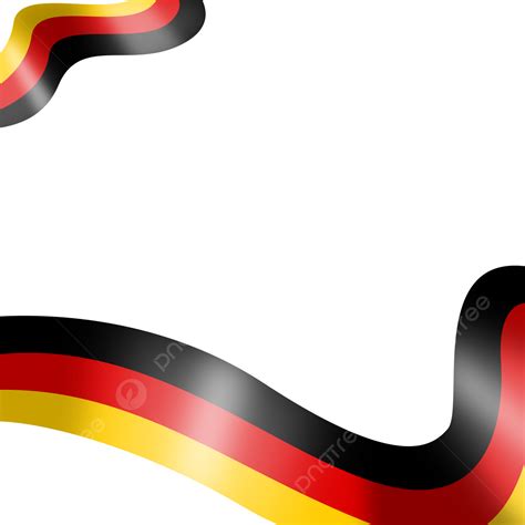 Vector De Cinta De Bandera Alemana PNG Dibujos Alemania Bandera