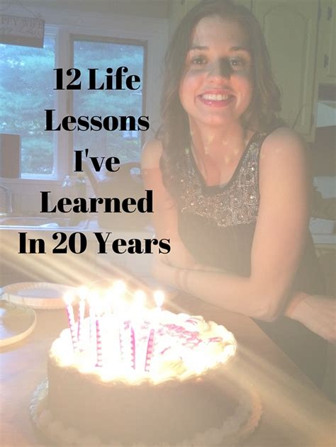 12 Life Lessons Ive Learned In 20 Years Style By Liv