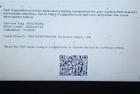 Error Code 2000 0151 Laptop Dell Hard Drive