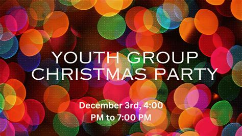 Youth Group Christmas Party Impact Christian Church