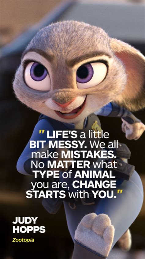 Judy Hopps From Zootopia Quotes Cute Disney Quotes Inspirational
