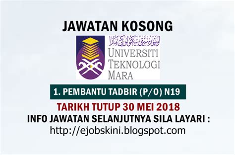 We did not find results for: Jawatan Kosong Universiti Teknologi MARA (UiTM) - 30 Mei 2018