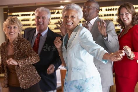 Senior Couples Dancing At A Nightclub Stock Image Image 8754447