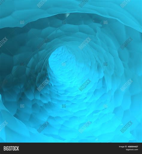 Abstract Blue Ice Cave Image And Photo Free Trial Bigstock