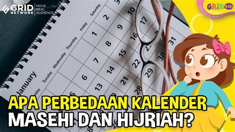 Apa Perbedaan Perhitungan Kalender Masehi Dan Hijriah Yang Digunakan Di Indonesia Youtube