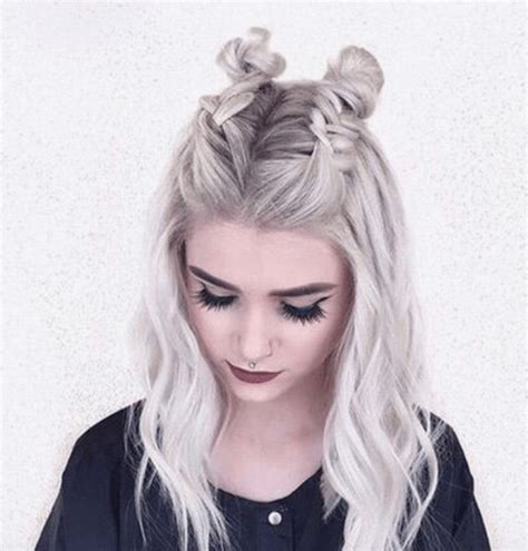 35 Best Half Up Bun Hairstyles That Dont Look Messy Concert