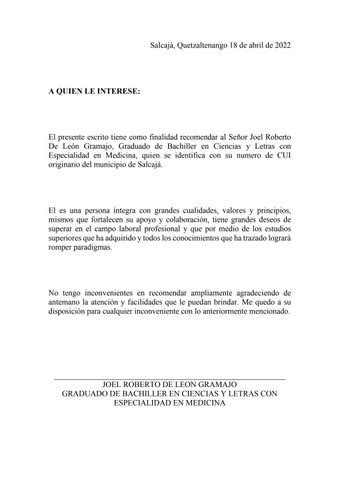 Modelo De Carta De Recomendacion Personal Guatemala E Vrogue Co