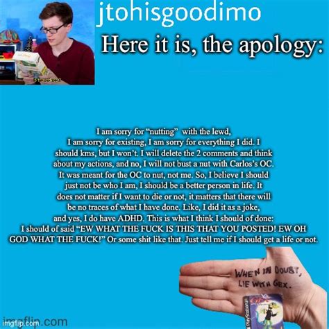 The Apology Imgflip