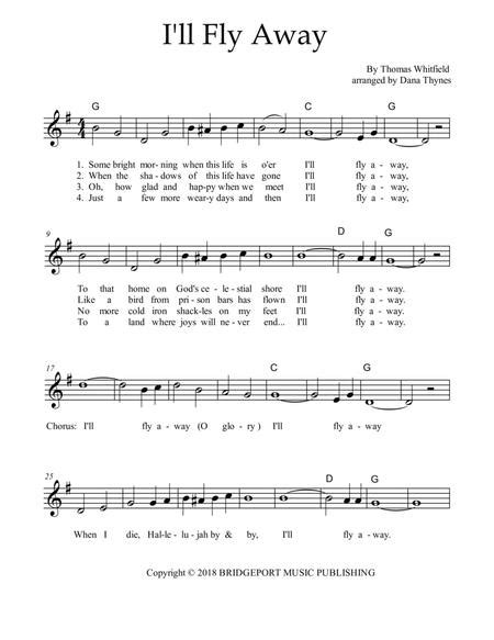 Ill Fly Away By Thomas Whitfield Digital Sheet Music For Octavo