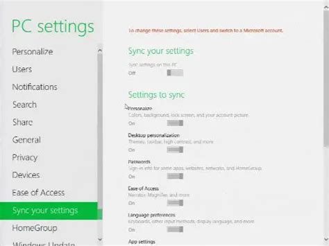 Windows 8 Pc Setting Step By Step Guide