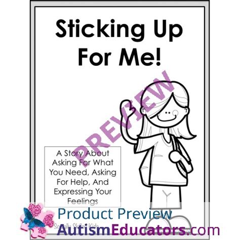 Sticking Up For Me Social Skills Story And Activities For Girls